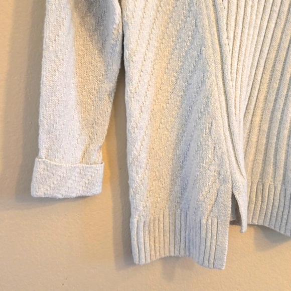 Simply Vera by Vera Wang Asymmetrical Sparkle Sweater - Picture 2 of 7